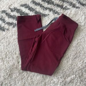 Burgundy XS Kade Scrub Pants